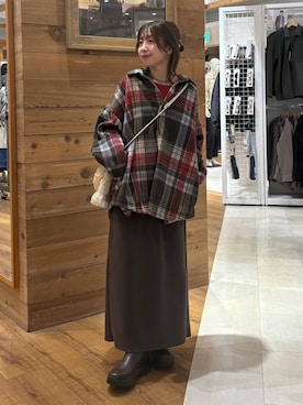 「GLOBAL WORK（グローバルワーク）のアイテム（シャツ/ブラウス）」を使った、ありちゃんさん（レディース・149cm）の秋コーディネート