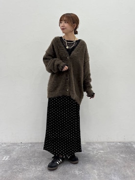 「アイテム（ネックレス）」を使った、ありちゃんさん（レディース・149cm・30代）の冬コーディネート