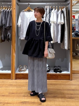 「アイテム（ヘアゴム）」を使った、ありちゃんさん（レディース・149cm・30代）の夏コーディネート