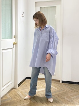 「ヤヌーク」｜ERIさん（レディース・156cm）の冬コーディネート