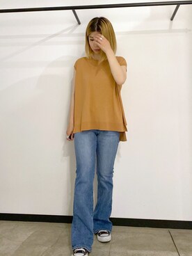 「ヤヌーク」｜ERIさん（レディース・156cm）の夏コーディネート