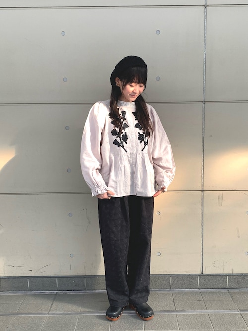タグ付　ツハルバイサマンサモスモス　リバーレーススタンド襟ブラウス　未使用 TSUHARU by Samansa Mos2（ツハルバイサマンサモスモス）の