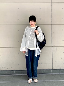 「チュール」｜Ayaさん（レディース・154cm）の春コーディネート