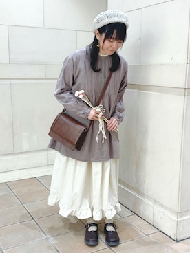 Ayaさん（レディース・153cm）の冬コーディネート