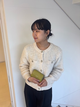 「アイテム（財布）」を使った、ohanaさん（レディース・167cm）の秋コーディネート