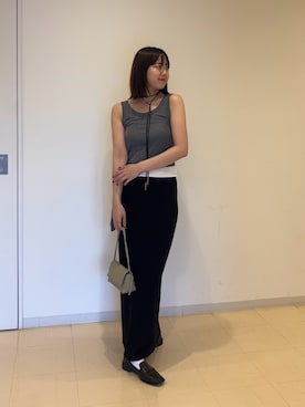 「IACUCCI（イアクッチ）のアイテム」を使った、ohanaさん（レディース・167cm）の夏コーディネート