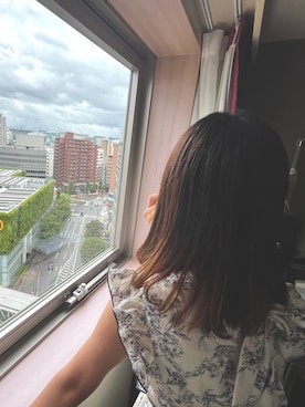 「NICE CLAUP（ナイスクラップ）のアイテム（ワンピース/ドレス）」を使った、yumichehuさん（レディース・149cm）の夏コーディネート