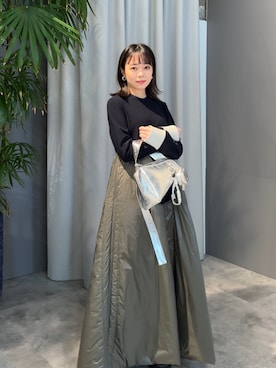 美品 最近モデル ウェーブラインパデッドワンピース WAVE LINE PADDED OP / ウェーブラインパデッドワンピースを使った人気