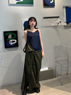 UN3D.のワンピース（レッド系）を使った人気ファッション