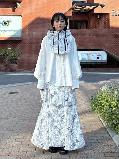 国内発送★セザンヌ フラワー柄 ミディ丈 スリット入り スカート JENNEラグジュアリーフラワースカート｜JENNE(ジェンヌ)公式通販