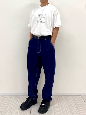 「レギュラー」｜くまさん（低身長🚹）さん（メンズ・165cm）の夏コーディネート