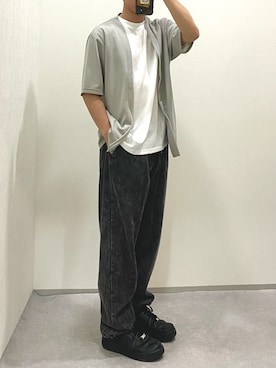 「レギュラー」｜くまさん（低身長🚹）さん（メンズ・165cm）の夏コーディネート