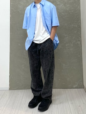 「レギュラー」｜くまさん（低身長🚹）さん（メンズ・165cm）の夏コーディネート