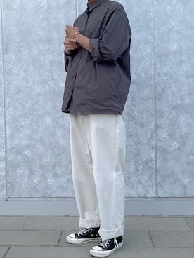 「MOTO（モト）のアイテム」を使った、makoto”さん（メンズ・179cm）の夏コーディネート