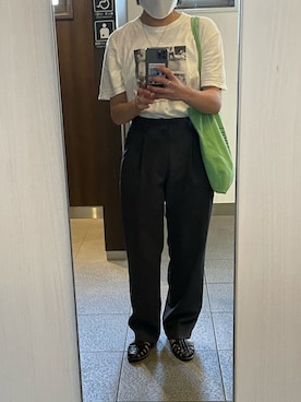 「Steven Alan（スティーブンアラン）のアイテム（サンダル）」を使った、ユさん（レディース・159cm）の夏コーディネート