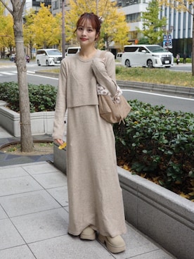 jumelleさん（レディース・149cm）の冬コーディネート