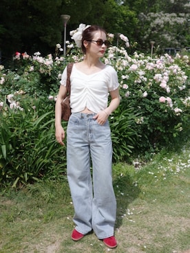 「公園」｜jumelleさん（レディース・149cm）の夏コーディネート