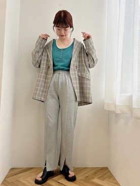 「ジュメロ」｜「アイテム（ジャケット/アウター）」を使った、jumelleさん（レディース・158cm）の春コーディネート