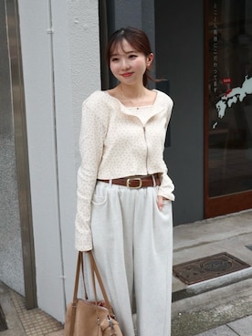 「JUMELLE（ジュメロ）のアイテム」を使った、jumelleさん（レディース・152cm）の春コーディネート