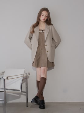 「JUMELLE（ジュメロ）のアイテム」を使った、jumelleさん（レディース・171cm）の春コーディネート