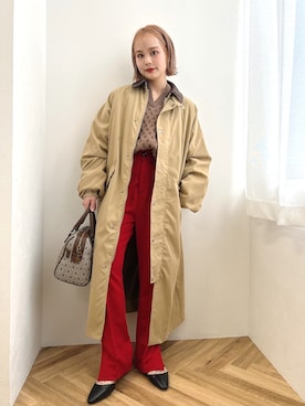 「ジュメロ」｜「アイテム（ジャケット/アウター）」を使った、jumelleさん（レディース・152cm）の春コーディネート