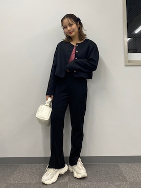 「ジュメロ」｜「アイテム（ジャケット/アウター）」を使った、jumelleさん（レディース・151cm）の秋コーディネート