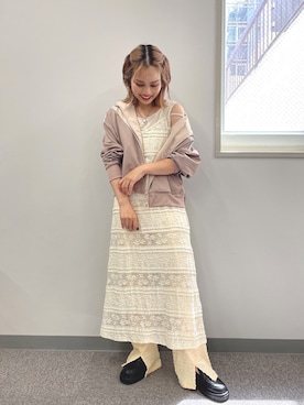 「ジュメロ」｜「アイテム（ジャケット/アウター）」を使った、jumelleさん（レディース・151cm）の秋コーディネート