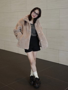 「アイテム（タンクトップ）」を使った、jumelleさん（レディース・151cm）の秋コーディネート