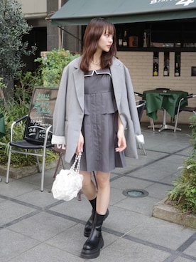 「JUMELLE（ジュメロ）のアイテム」を使った、jumelleさん（レディース・151cm）の春コーディネート