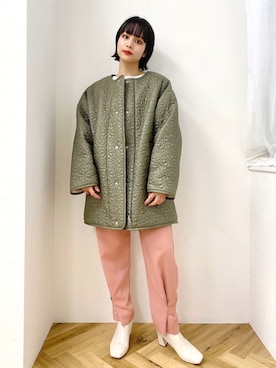 「ジュメロ」｜「アイテム（ジャケット/アウター）」を使った、jumelleさん（レディース・151cm）の冬コーディネート
