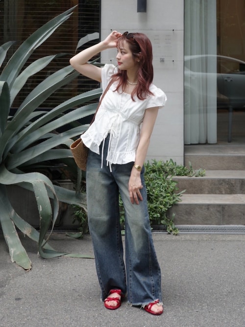 wide loose denim