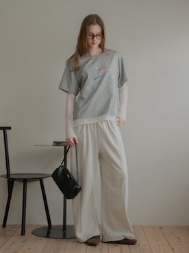 「JUMELLE（ジュメロ）のアイテム」を使った、jumelleさん（レディース・175cm）の春コーディネート