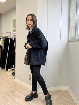 「ジュメロ」｜「アイテム（ジャケット/アウター）」を使った、jumelleさん（レディース・158cm）の秋コーディネート