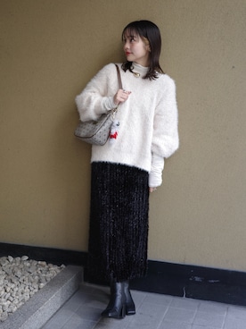 「ジュメロ」｜jumelleさん（レディース・151cm）の冬コーディネート