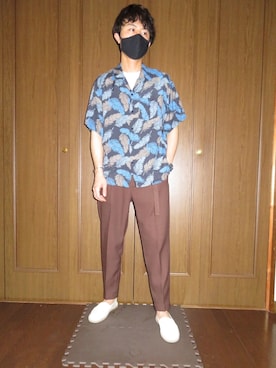 「COOLなこのコが仲間入り」｜「アイテム（スリッポン）」を使った、yuyaさん（メンズ・170cm）の夏コーディネート