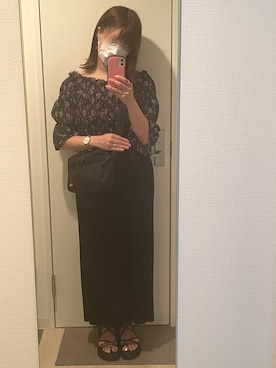 「アイテム（アナログ腕時計、ピンク系）」を使った、ぴちゃんさん（レディース・156cm）の夏コーディネート