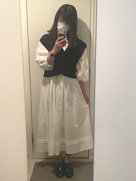 「アイテム（レインシューズ）」を使った、ぴちゃんさん（レディース・156cm・20代）の夏コーディネート