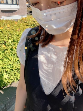 「コットンレース」｜ぴちゃんさん（レディース・156cm）の夏コーディネート