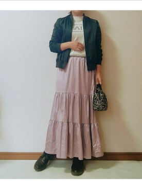 「アイテム（ジャケット/アウター）」を使った、たっこさん（レディース・155cm・40代）の秋コーディネート