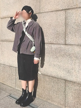 「無印良品（ムジルシリョウヒン）のアイテム（ニット/セーター）」を使った、キンさん（レディース・162cm）の春コーディネート