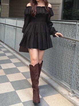 「アイテム（ワンピース/ドレス）」を使った、ちぴさん（レディース・158cm・20代）の夏コーディネート