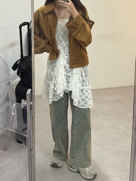 「アイテム（ワンピース）」を使った、ちぴさん（レディース・158cm・20代）の夏コーディネート