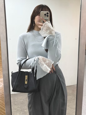 「ガーリーコーデ」｜ちぴさん（レディース・158cm）の冬コーディネート