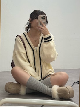 「アイテム（その他シューズ）」を使った、ちぴさん（レディース・158cm）の秋コーディネート