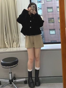 「アイテム（ジャケット/アウター）」を使った、ちぴさん（レディース・158cm・20代）の秋コーディネート