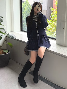 「ミニスカート」｜ちぴさん（レディース・158cm・20代）の夏コーディネート