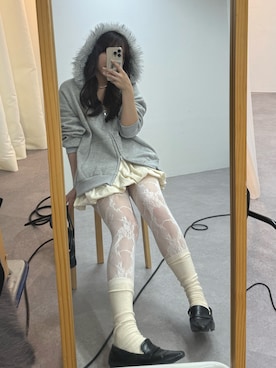 「アイテム（パーカー）」を使った、ちぴさん（レディース・158cm・20代）の秋コーディネート