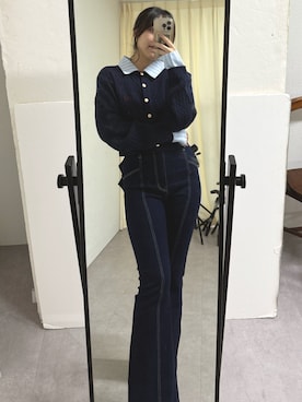 「アイテム（パンツ）」を使った、ちぴさん（レディース・158cm・20代）の秋コーディネート