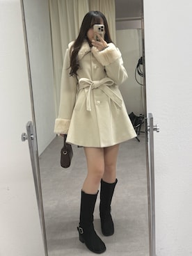 「アイテム（その他アウター）」を使った、ちぴさん（レディース・158cm・20代）の秋コーディネート