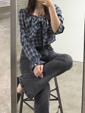 「ブラウスコーデ」｜ちぴさん（レディース・158cm）の夏コーディネート